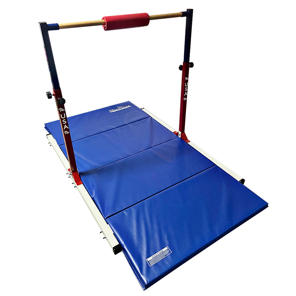 Advanced Elite Training High Bar with Folding Mat and Extended Base The Beam Store USA